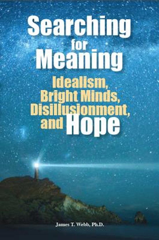 Searching for meaning. Idealism, bright minds, disillusionment, and hope
